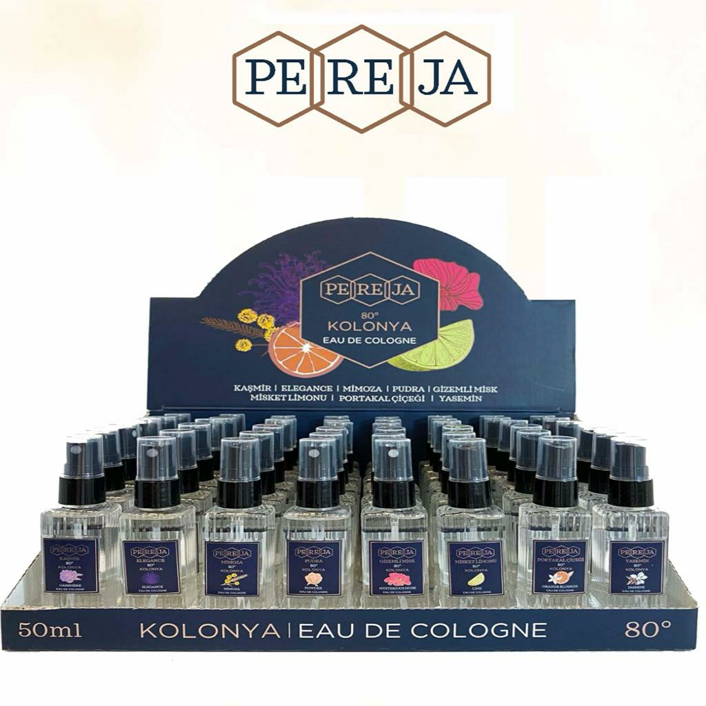 Pereja 8 Farklı Koku Spreyli Karma Koli 50 ml x 48 Adet