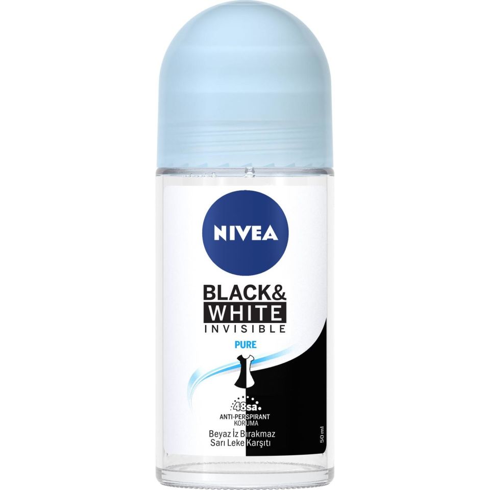 Nivea Roll-On 50 Ml Kadın - Black & White Pure