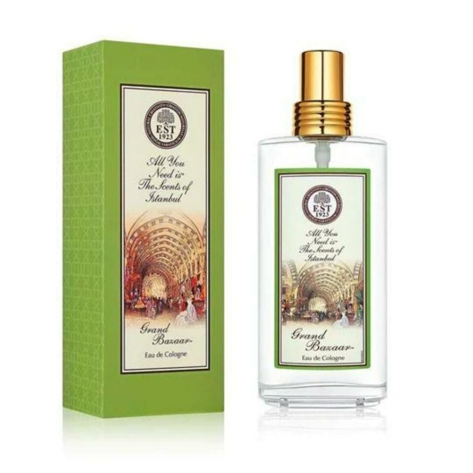 Eyüp Sabri Tuncer 150 ml Sprey Cam Şişe Eau De Cologne Grand Bazaar