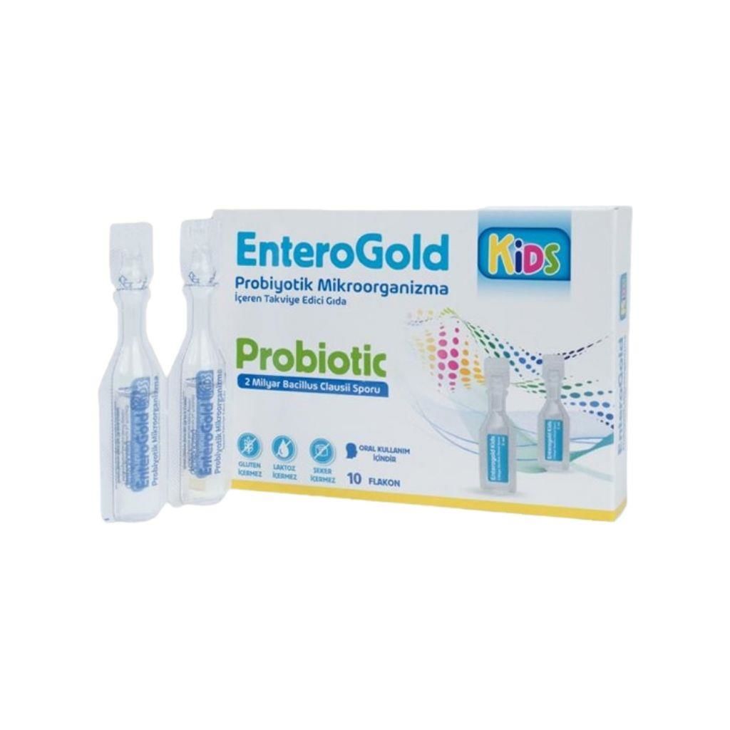 Enterogold Çocuklar İçin 2 Milyar Probiotic Mikroorganizma içeren Takviye Edici Gıda 10 Flokon