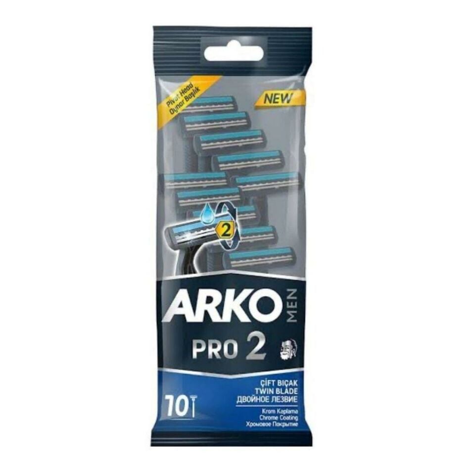 Arko Men Tıraş Pro 2 Tıraş Bıçağı 10 lu Paket