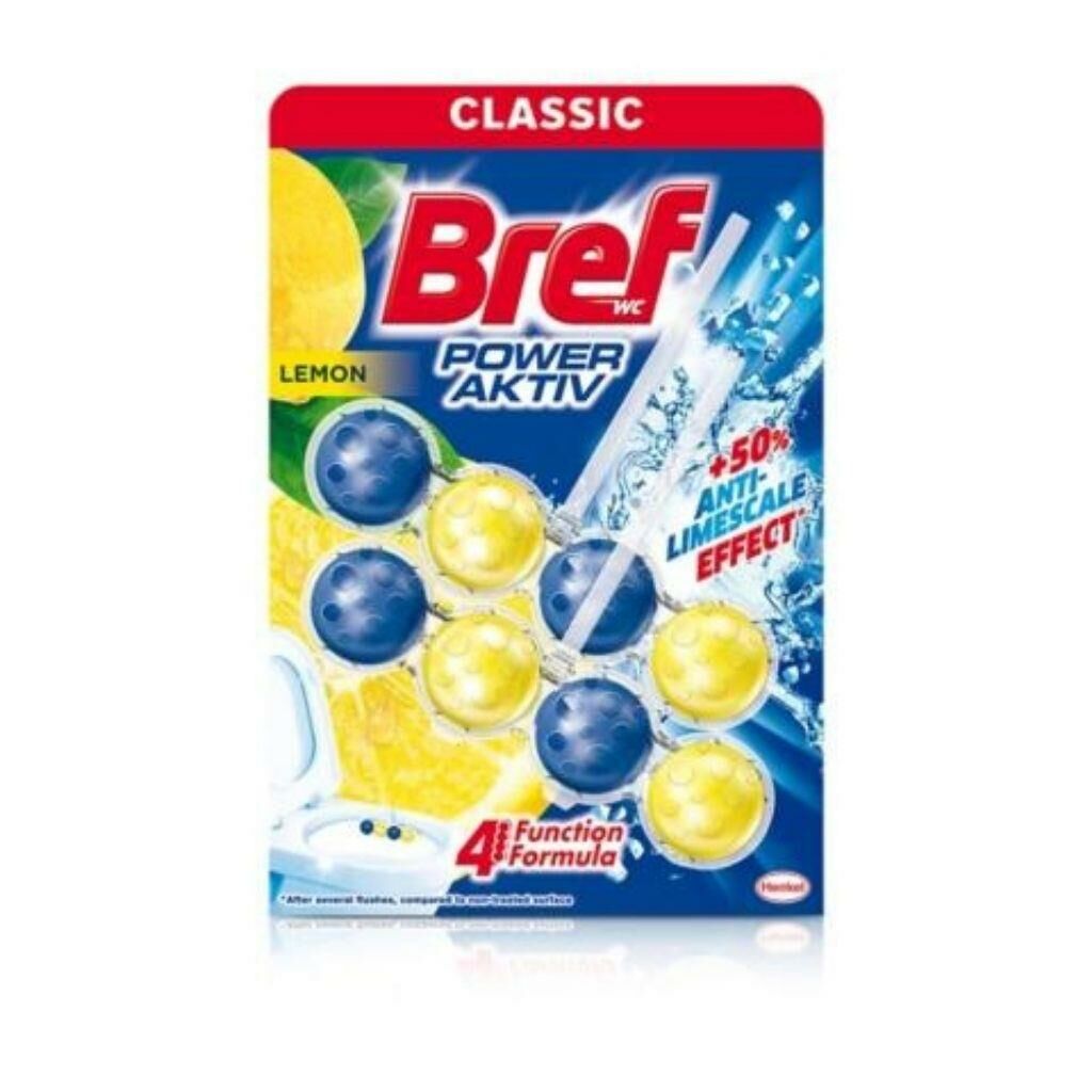 Bref WC Classic Power Aktiv 4 Fonksiyonlu Formül Lemon 2x50 gr