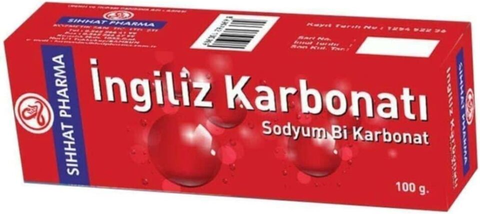 Sıhhat İngiliz Karbonatı 100 G