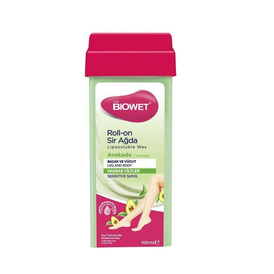 Biowet Roll On Sir Ağda Hassas Ciltler İçin Avokado 100 ml