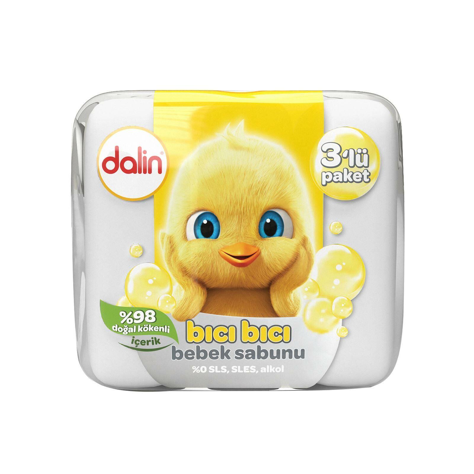 Dalin Bebek Sabunu Bıcı Bıcı 3 lü Avantaj Paket 3 x 75 g