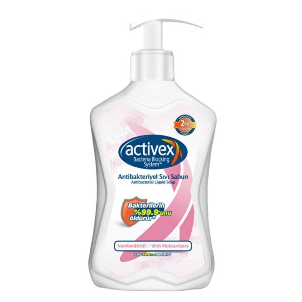 Activex Antibakteriyel Sıvı Sabun 500 ml - Nemlendirici