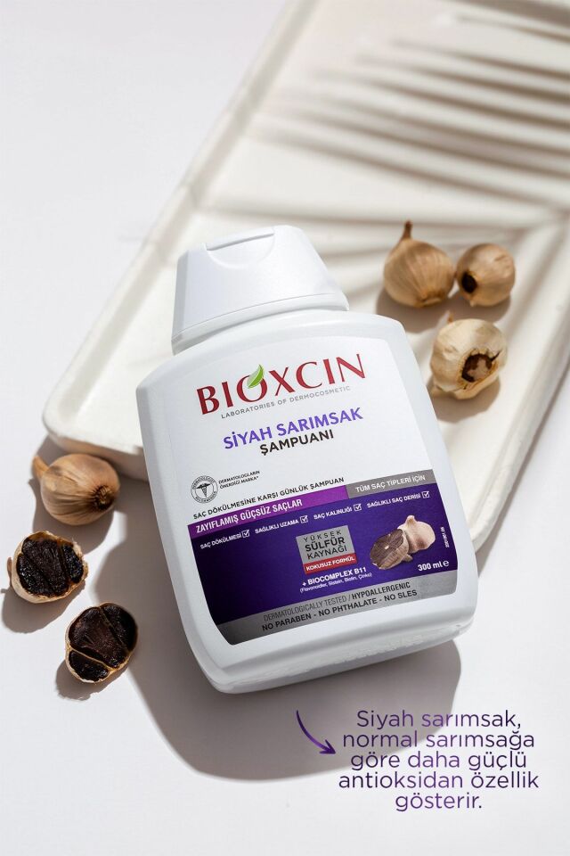 Bioxcin Şampuan Siyah Sarımsak 300 Ml