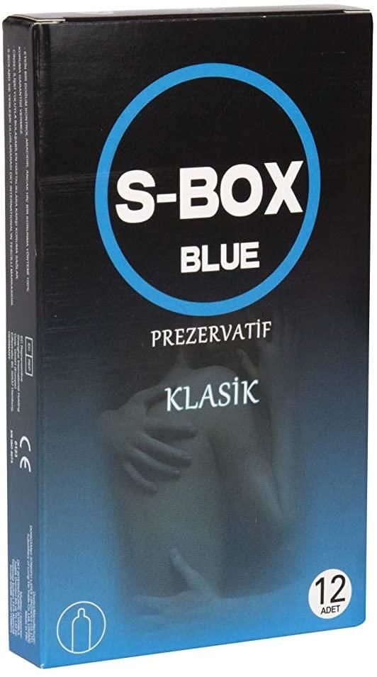 S Box 12 Li Prezervatif Klasik ( Blue )