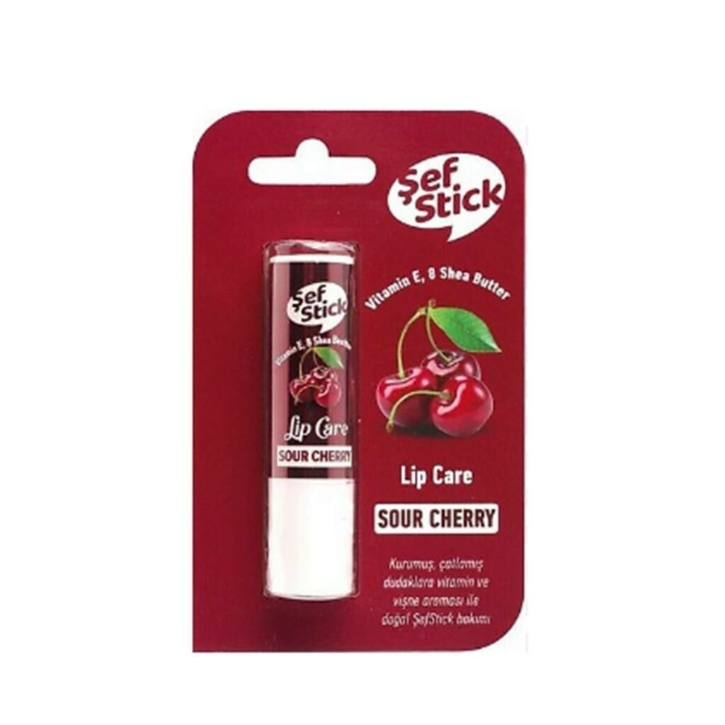 Şef Stick Sour Cherry Dudak Koruyucu 5,5 ml