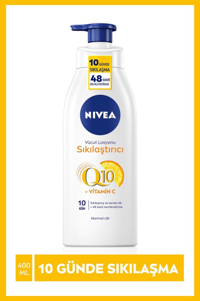 Nivea Q10 Vücut Losyonu Sıkılaştırıcı C Vitamini 400 ml