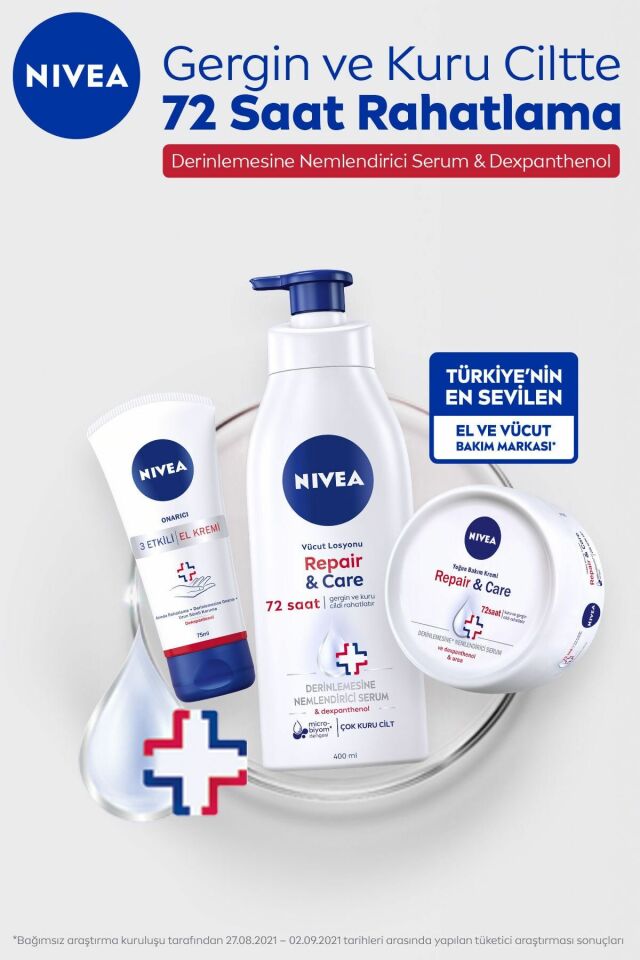 Nivea Vücut Losyonu Repair & Care Çok Kuru Ciltler İçin 400 ml