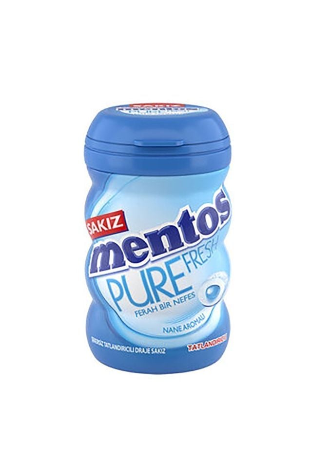 Mentos Fresh Pure Şekersiz Tatlandırıcılı Sakız 6 Adet x 90 g - Nane Aromalı