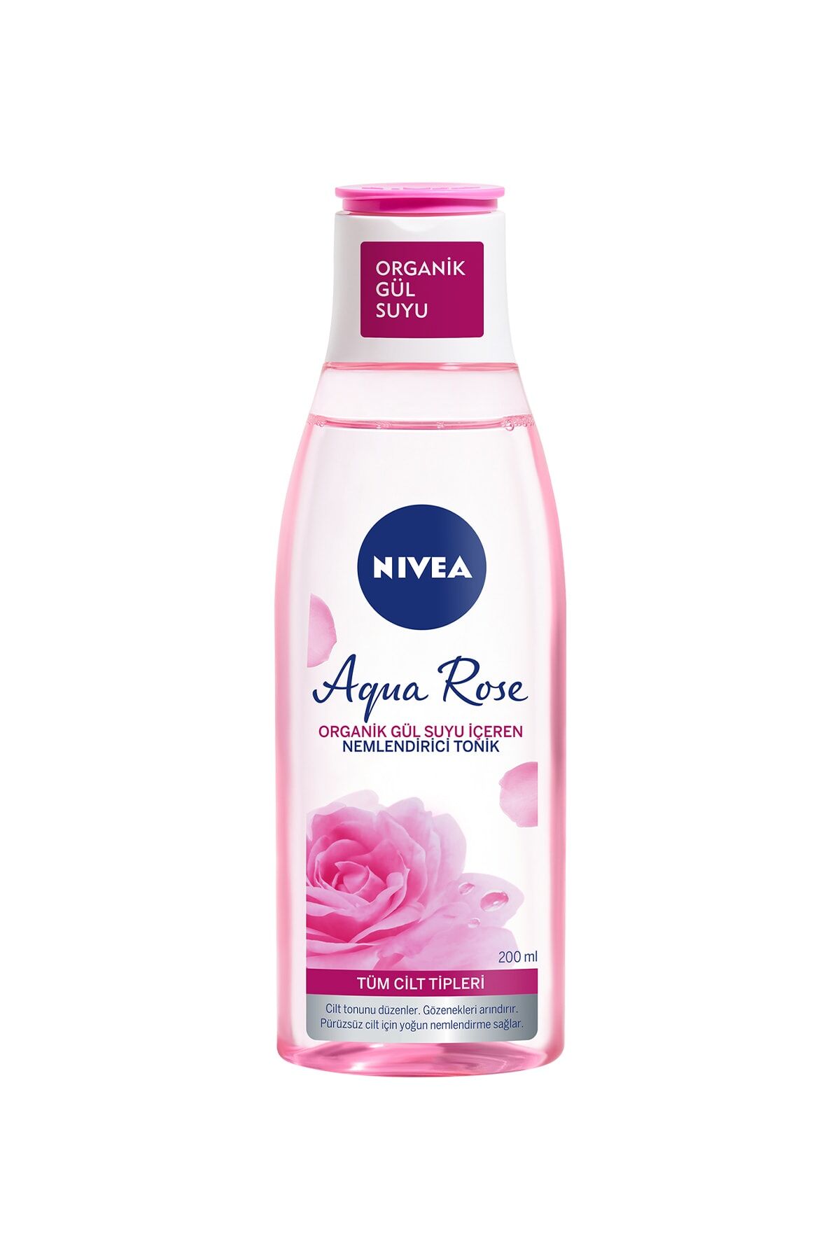 Nivea Aqua Rose Organik Gül Suyu İçeren Nemlendirici Tonik 200 ml