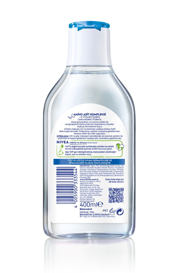 Nivea 5 in 1 Micellar Makyaj Temizleme Suyu 400 ml