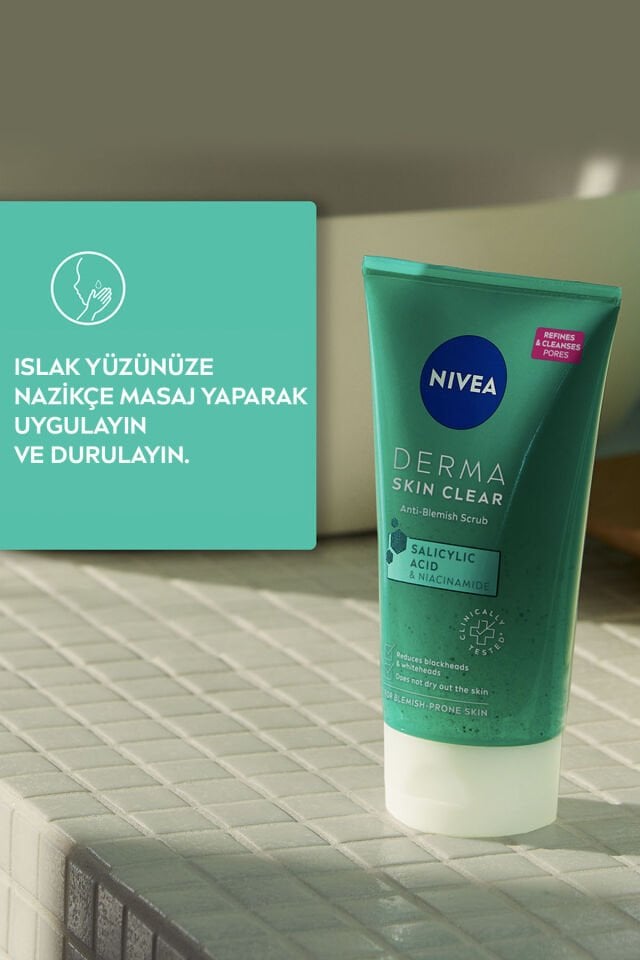 Nivea Derma Skin Clear Sivilce Karşıtı Peeling 150 ml