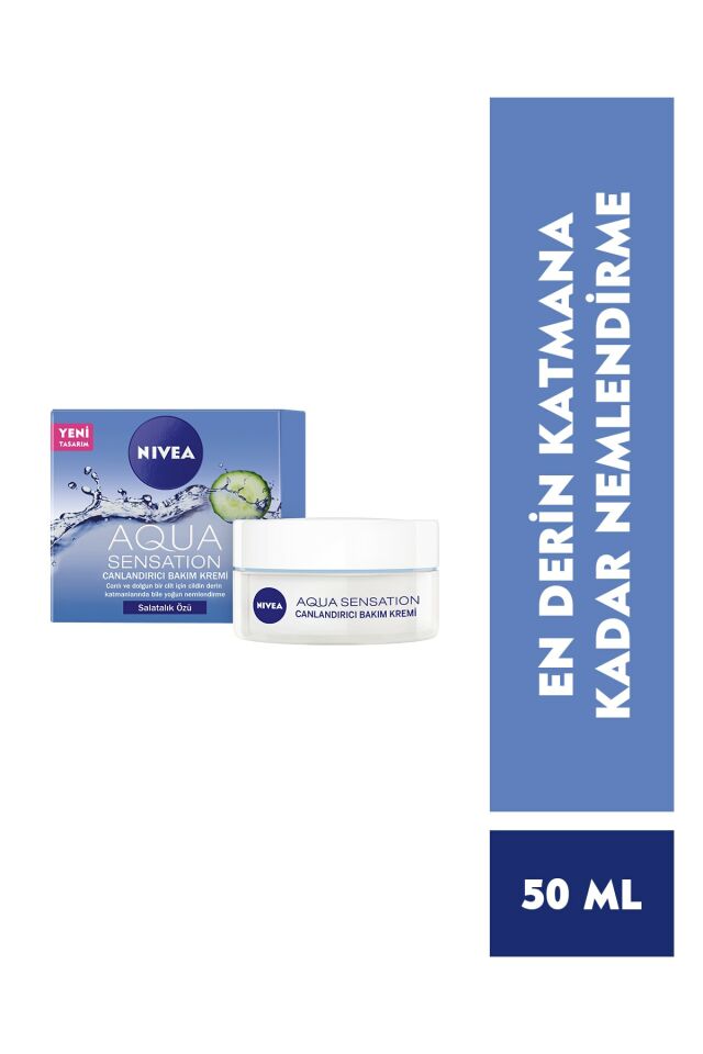 Nivea Aqua Sensation Canlandırıcı Bakım Kremi 50 ml