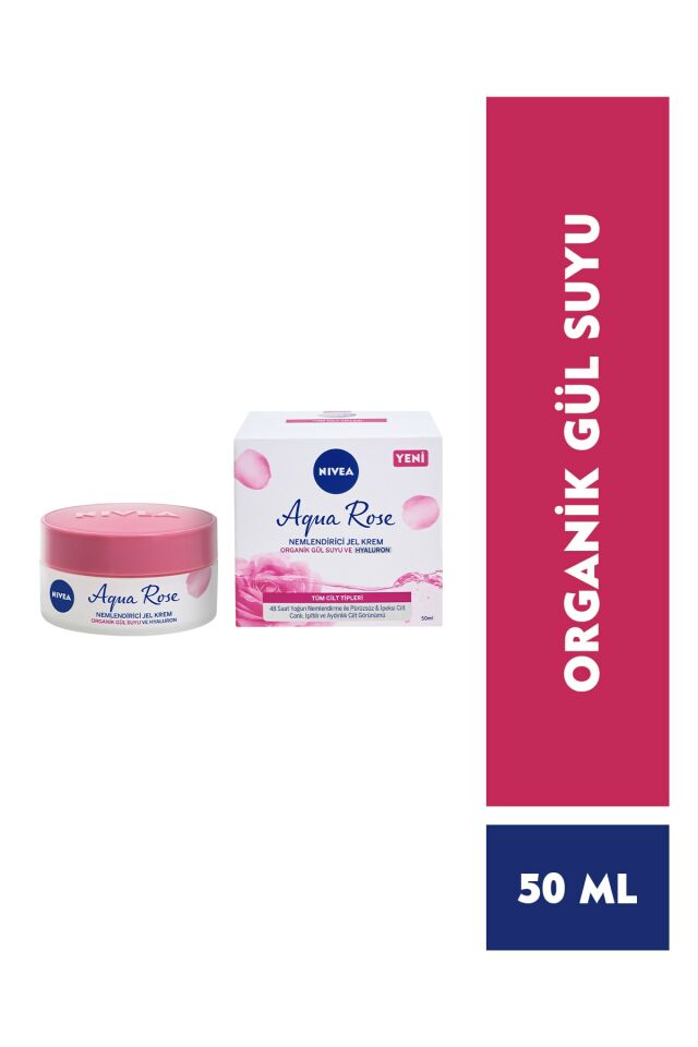 Nivea Aqua Rose Nemlendirici Jel Krem 50 ml