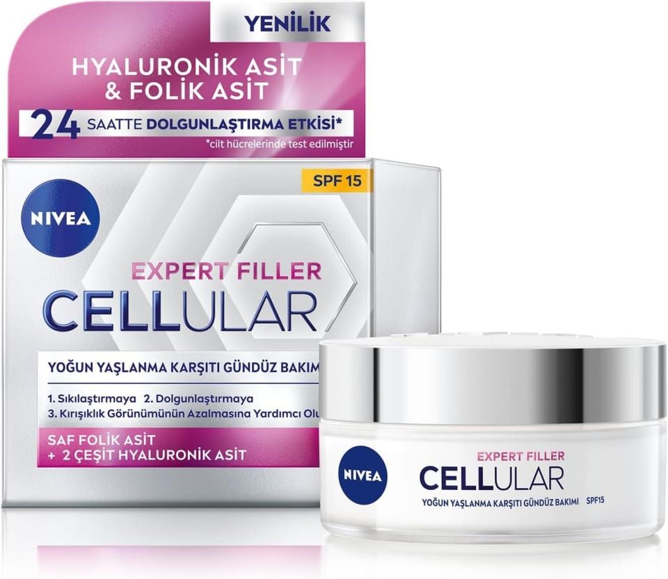 Nivea Cellular Yoğun Yaşlanma Karşıtı Gündüz Bakım Kremi 50 ml Spf 15