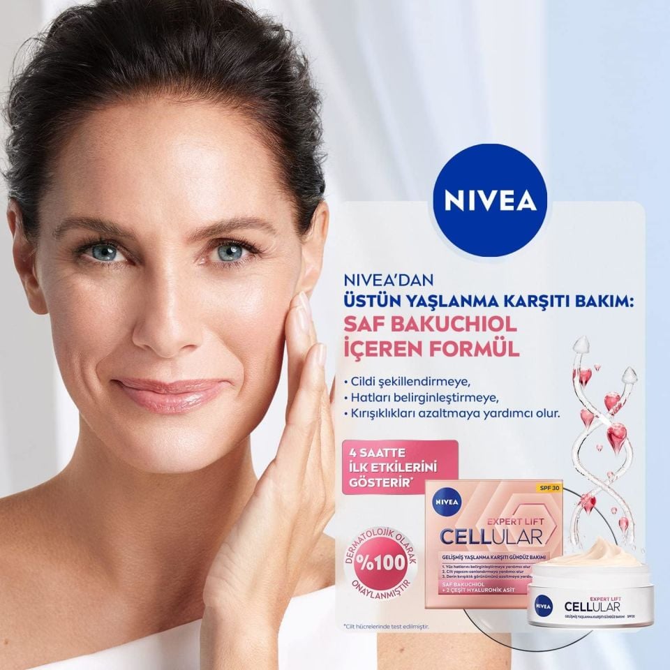 Nivea Cellular Gelişmiş Yaşlanma Karşıtı Gündüz Bakım Kremi 50 ml Spf 30