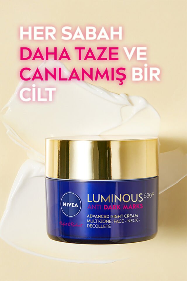 Nivea Cellular Luminous Antispot Leke Karşıtı Gece Bakım Kremi 50 ml