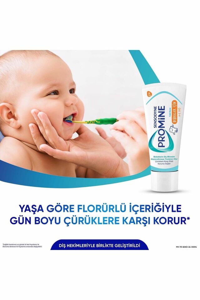 Sensodyne Promine Bebekler İçin 0-2 Yaş Diş Macunu 50 ml