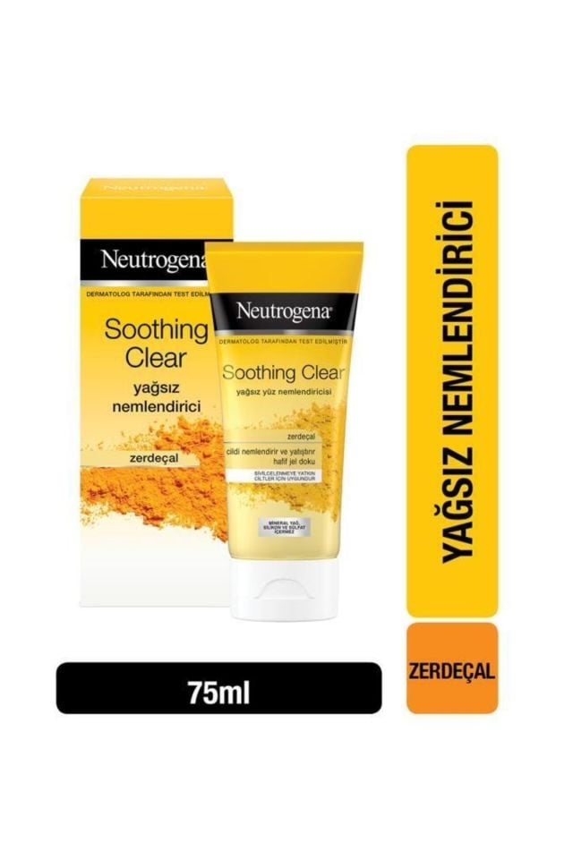 Neutrogena Soothing Clear Yağsız Yüz Nemlendiricisi Sivilcelenmeye Yatkın Ciltler İçin 75 ml