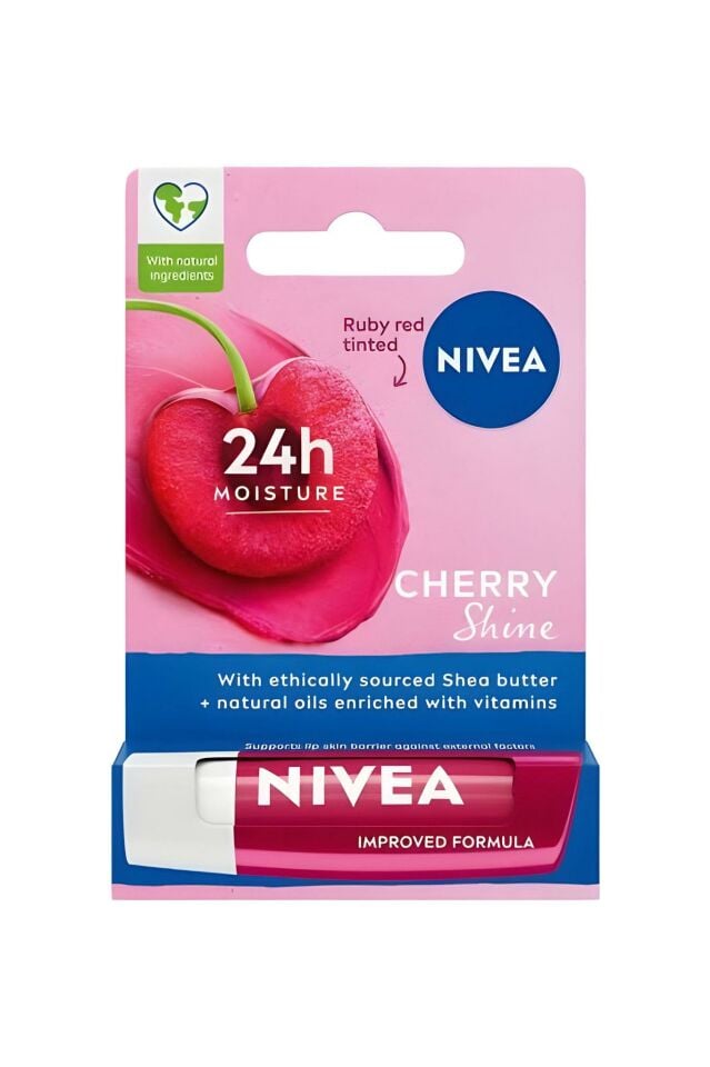 Nivea Bakım Yapan Dudak Bakım Kremi Cherry 4,8 G