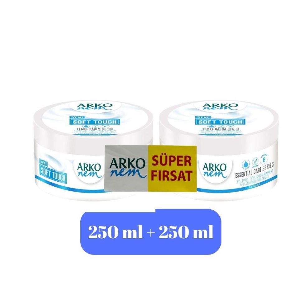 Arko Nem Soft Touch 250 Ml + 250 Ml