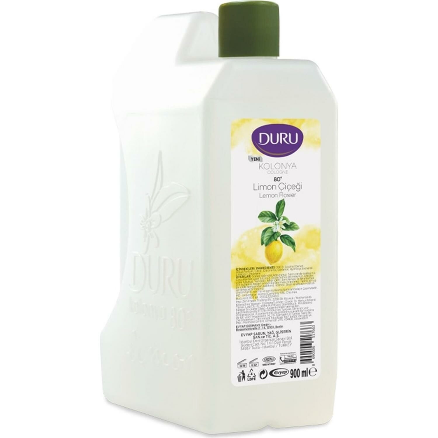 Duru Limon Çiçeği Kolonyası 900 Ml