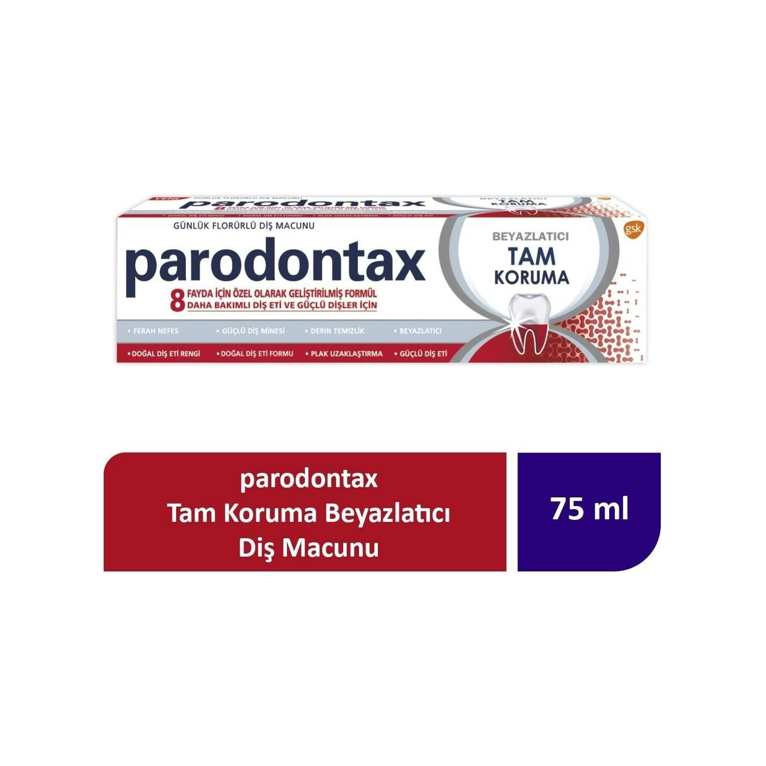 Parodontax Tam Koruma Beyazlatıcı 75 Ml