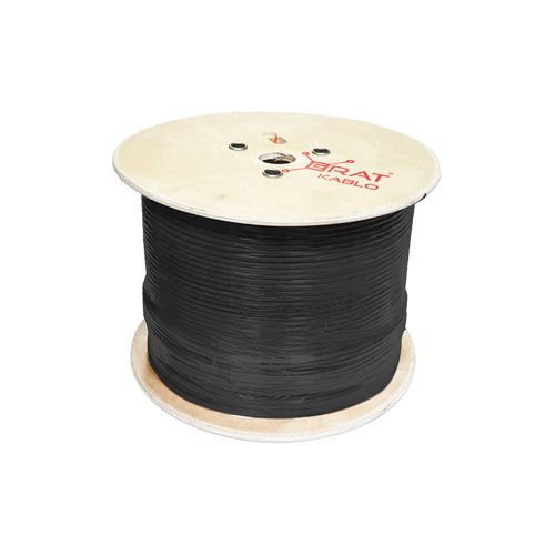 Erat Cat6 U/UTP 23 Awg 250 Mhz Pe Siyah Dış Ortam 500M Makara