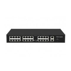 24 Port 10/100/1000 Poe Switch 2 Up Link 1 Sfp Girişli 300W