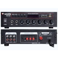 Westa WM-750U 80 Watt Tek Bölgeli Mikser Amfi