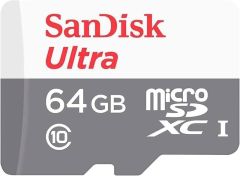 SanDisk Ultra SDSQUNR-064G-GN3MN Class 10 UHS-I 64 GB Micro SD Kart