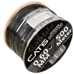 GABBLE CAT6 FTP 0.60MM DIŞ ORTAM DATA KABLOSU CCA 500MT SİYAH