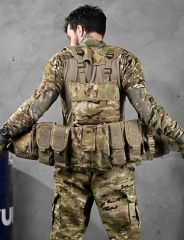 Single Sword Çeçen Yeleği – Arkası Çantalı & İlk Yardım Çantalı Hücum Yeleği MULTİCAM