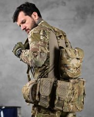 Single Sword Çeçen Yeleği – Arkası Çantalı & İlk Yardım Çantalı Hücum Yeleği MULTİCAM