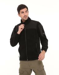 Single Sword Erkek&Kadın Tactical Garni Polar Mont-Hırka-Ceket SİYAH - 3XL