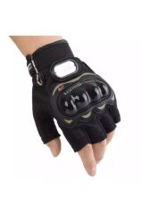 PRO BIKER DARBELİ YARIM PARMAK BEDENLİ SİYAH - XL