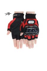 PRO BIKER DARBELİ YARIM PARMAK BEDENLİ SİYAH - XL