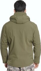 Çapraz Cepli Askeri Tactical Softshell Polar Mont BEJ - S