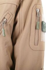 Çapraz Cepli Askeri Tactical Softshell Polar Mont SİYAH - M