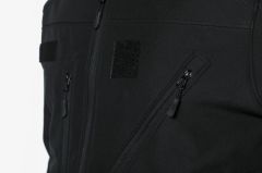 Single Sword Su ve Rüzgar Geçirmez Tactical Softshell Mont SİYAH - 2XL