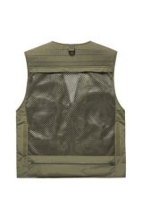 Single Sword 15 Cepli Çok Amaçlı Avcı Sporcu Yeleği - Outdoor Fileli Yelek BEJ - 2XL