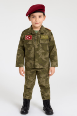 Single Sword Çocuk Asker Kıyafeti Y.TSK - 5