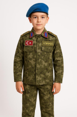 Single Sword Çocuk Asker Kıyafeti Y.TSK - 5