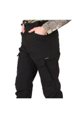 High Mountain Su Geçirmez Softshell Erkek & Kadın Outdoor Taktik Pantolon SİYAH - XS