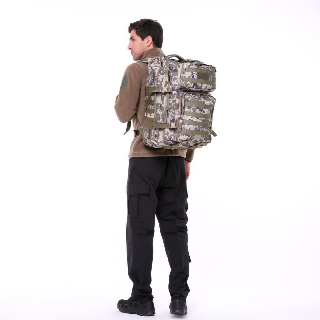 Single Sword 60 L Su Geçirmez Outdoor Taktik Dağcı&Kamp Çantası PİKSEL