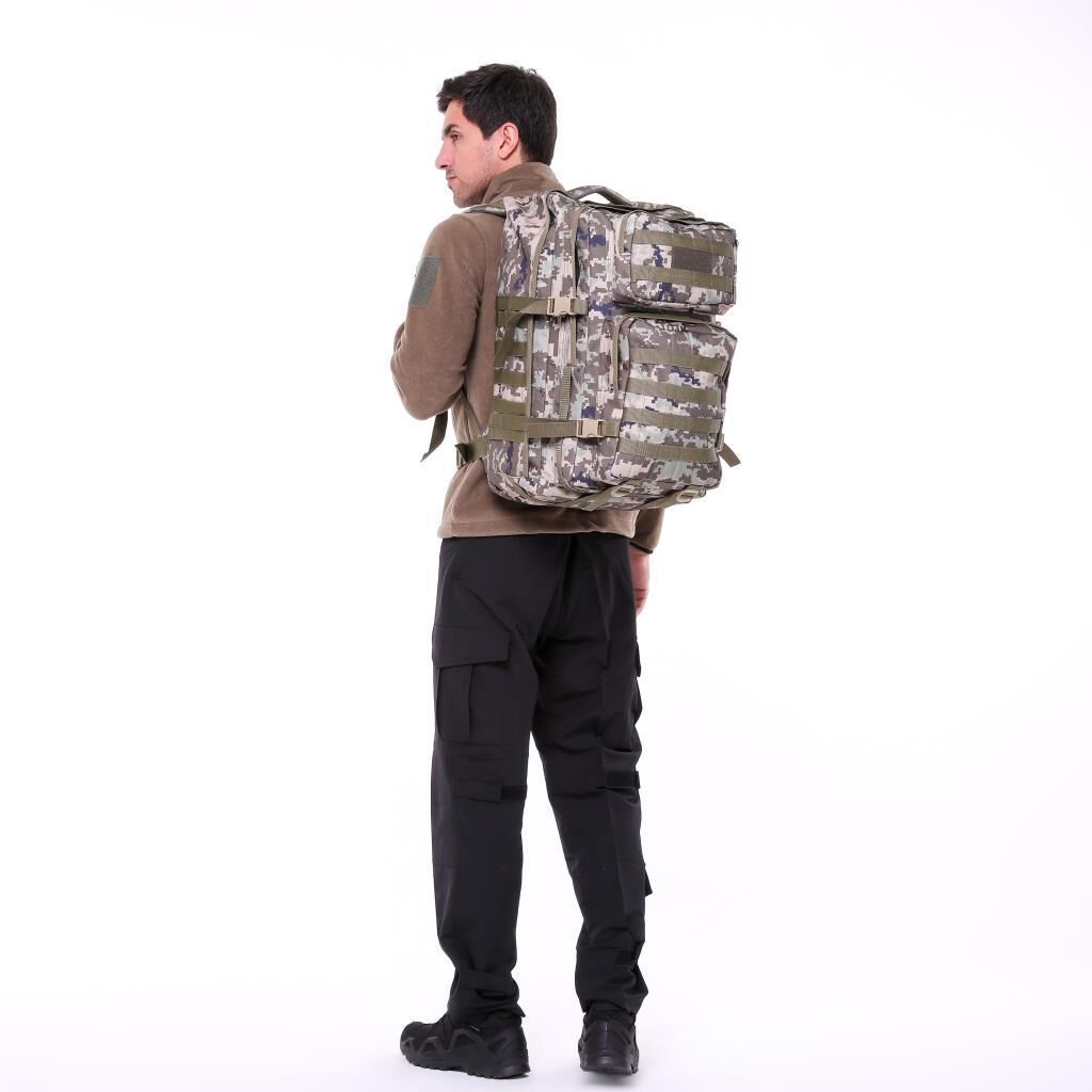 Single Sword 60 L Su Geçirmez Outdoor Taktik Dağcı&Kamp Çantası PİKSEL