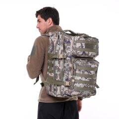 Single Sword 60 L Su Geçirmez Outdoor Taktik Dağcı&Kamp Çantası PİKSEL